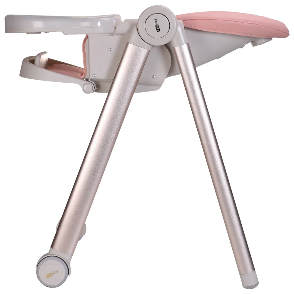 multi-functional kid high chair baby dinning with adjustable leg height