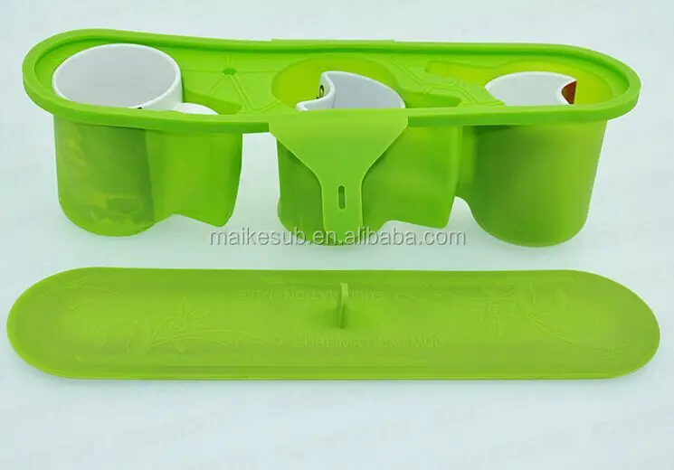 Silicone mug clamp for 11oz sublimation mug mug wrap for bottle