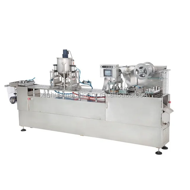 QGF-Z80 aluminum foil pvc pet automatic honey blister packing machine price