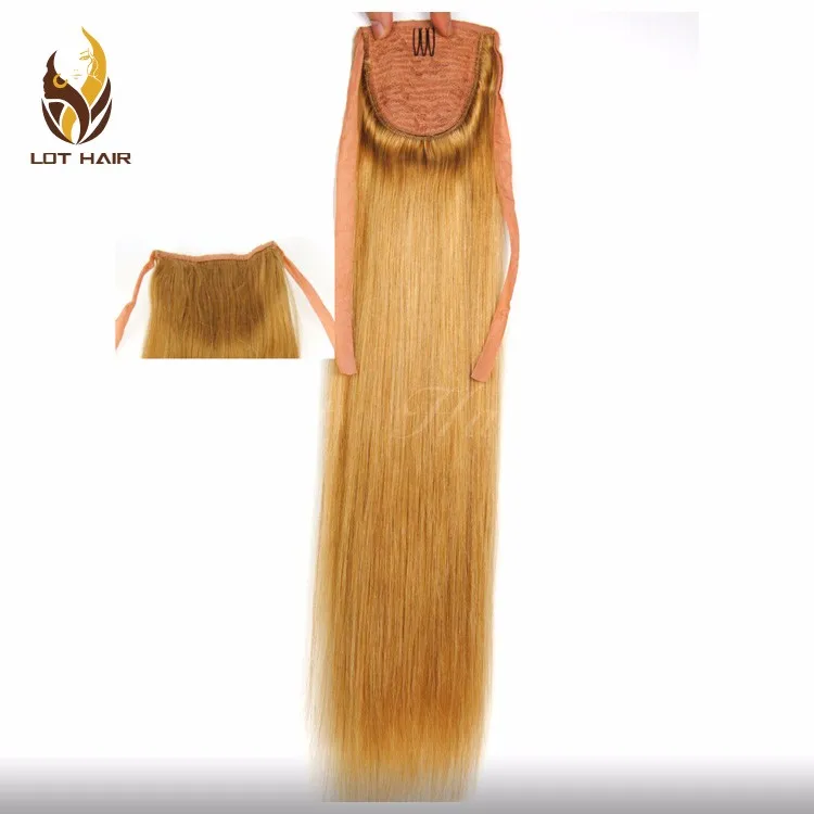 Top sale wholesale Brazilian virgin hair extension Type 100% human hair ponytail