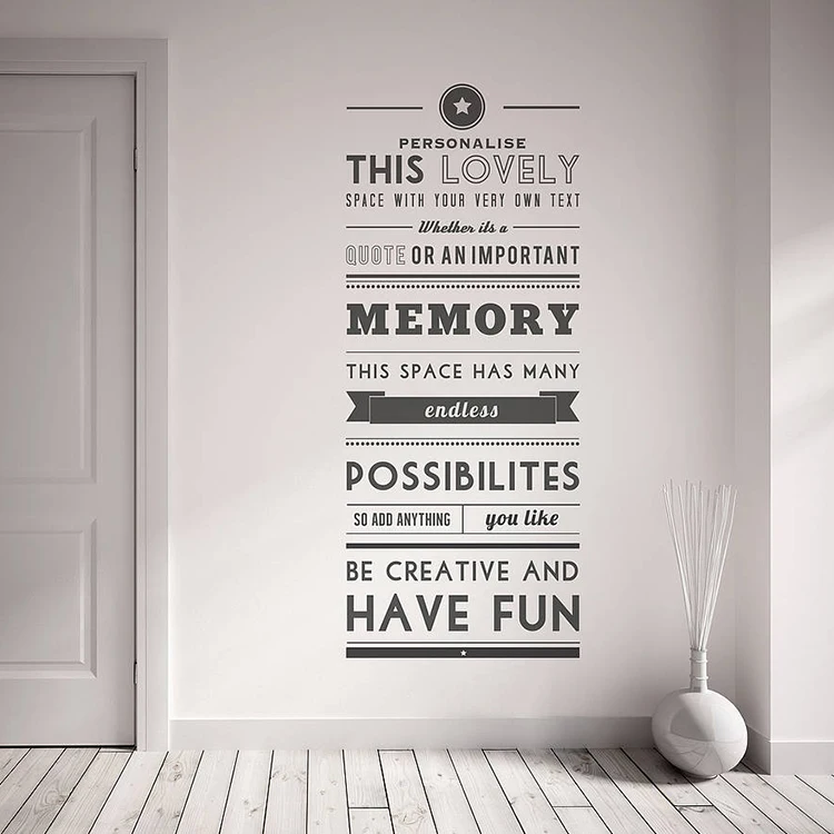 Kitchen Wall Stickers Home Decor, Dining & Cooking Quote Decal Heart Removable Vinyl Art Decoration