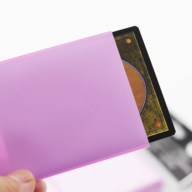 Hot Sales 100counts MTG Size 66X91mm Pro  Pink Matte card sleeves