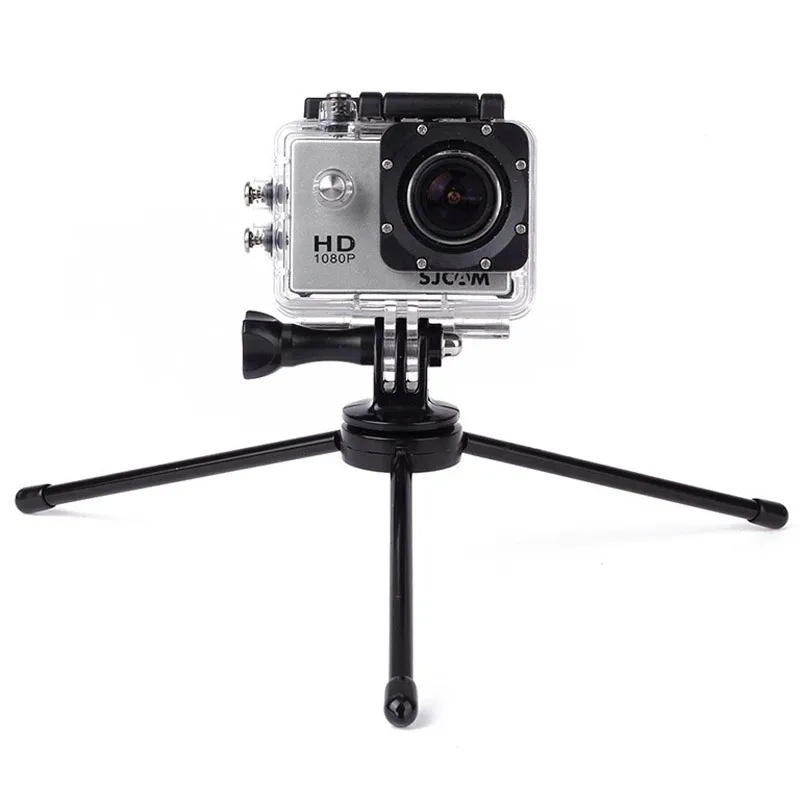 HSU Best Portable Mini Metal Flexible Tripod Mount for Go Pro HERO 9 7 8 6 5 4 3 Sport Camera