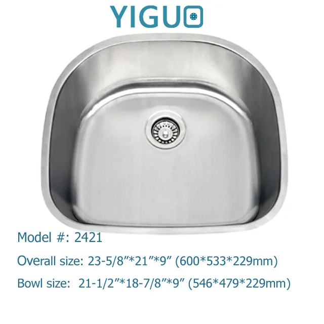 Round bowl shape SUS304 grade undermount single bowl Stainless steel Bar sink, Made in Malaysia, No Anti-dumping tariff #160