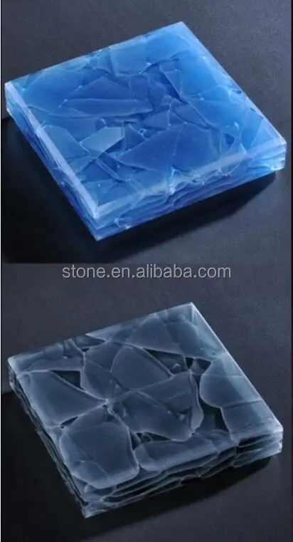 
Crystallized 3D Marmoglass recycled jade glass panels jadeglass stone Glass2 