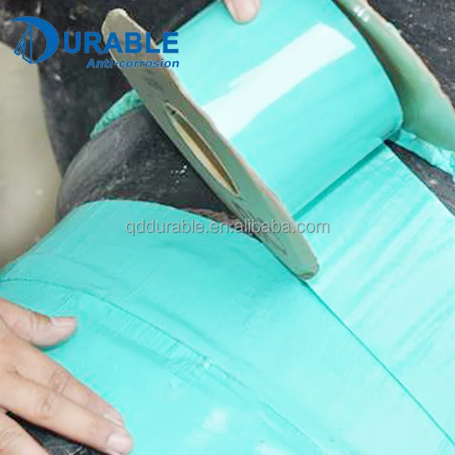 Pipe wrap protective visco elastic tape for pipes, flanges, valves and related surfaces