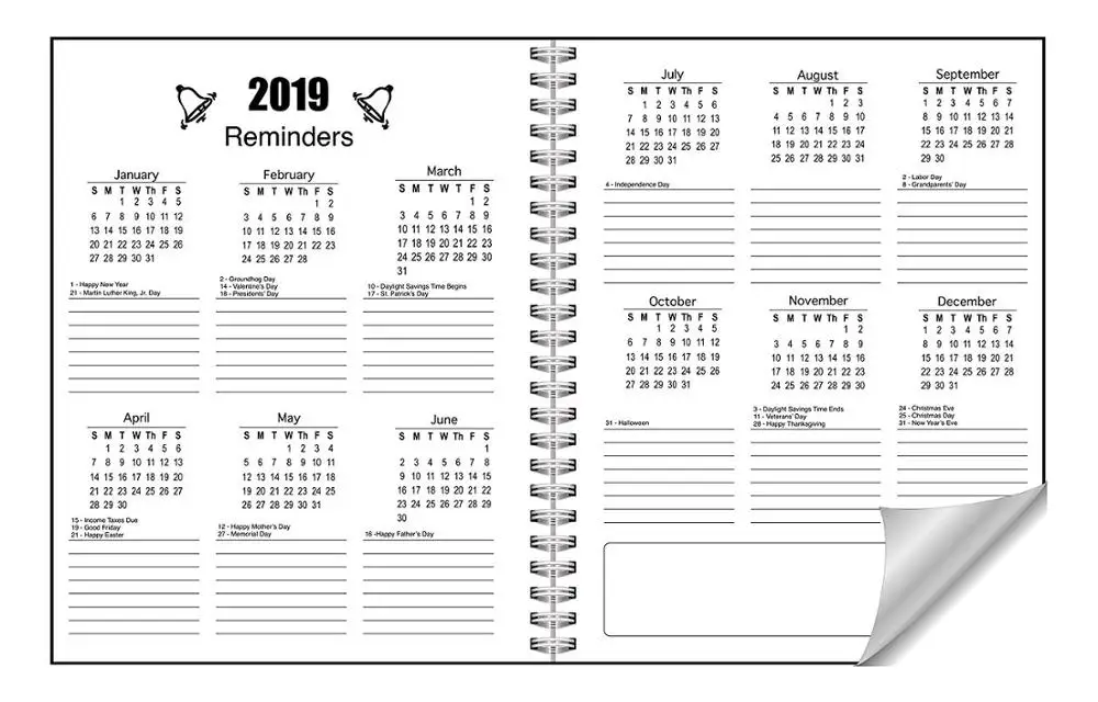 Customized Yearly Budget Planner Organizer Notebook
