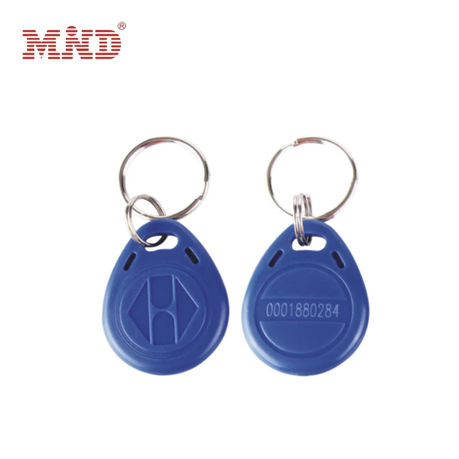 Access Control LF HF ABS Plastic Keyfob Gym Spa Hotel Key Chain ABS Keychain 125khz/13.56mhz RFID Key Fob Key Tag