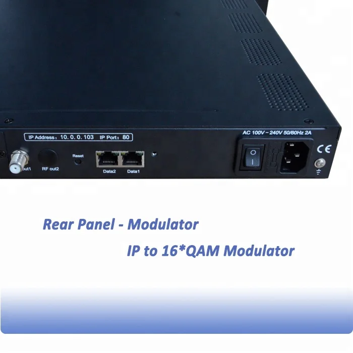 CATV headend RF modulator 16Channels  IP QAM  Modulator with multiplexer CAS scrambler  COL5416