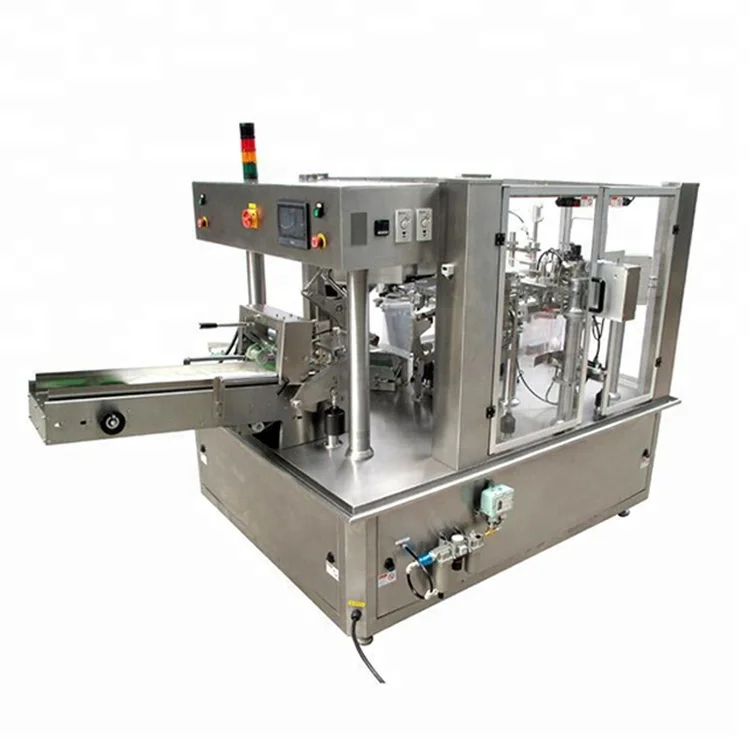 Fully Automatic Multi-function premade bag Stand-up Pouch Packaging Dried Meat Biltong Beef Jerky Packing Machine For Dry Pork