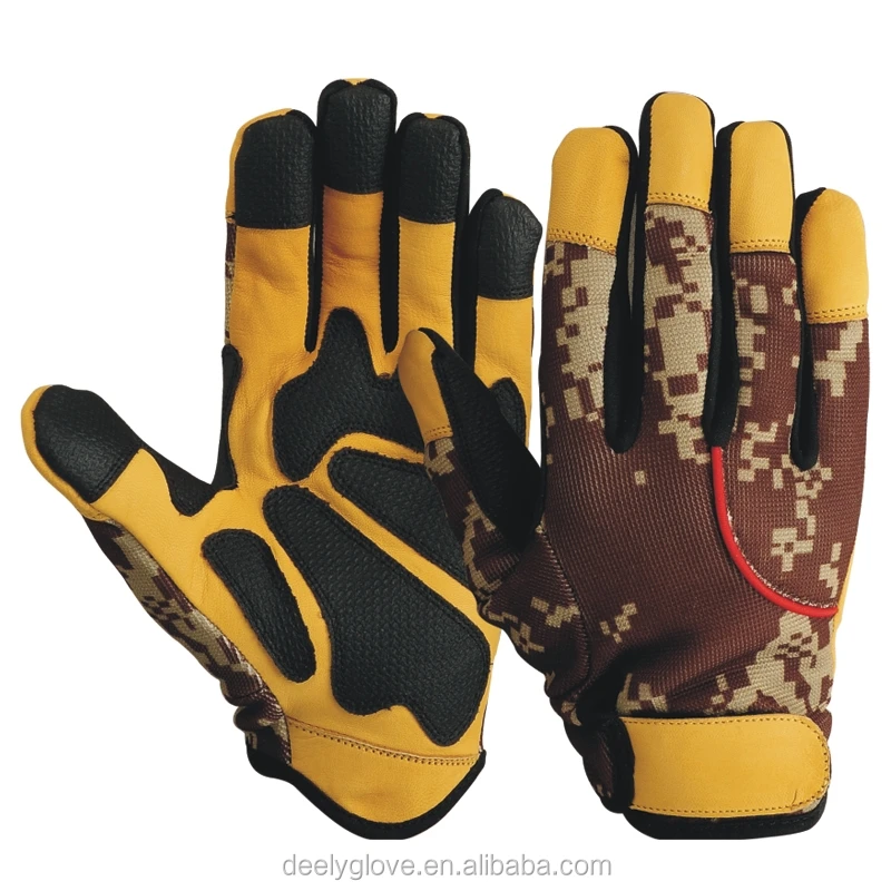 High Quality Leather Safety Drivers Gloves/Mechanics Gloves