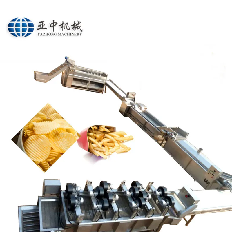 Машина для производства картофельных чипсов, замороженных картофелем-фри