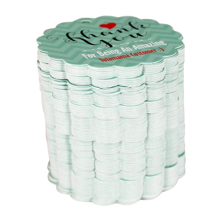 Yilucai Пользовательский логотип печать художественная бумага детские спасибо открытки