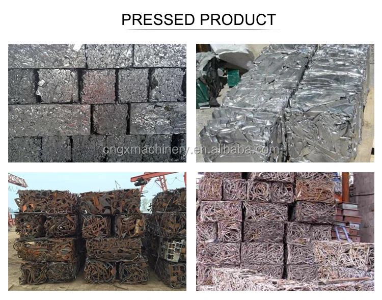 
Automatic Hydraulic Scrap Metal Baler Machine Aluminium Dross Press Baler 