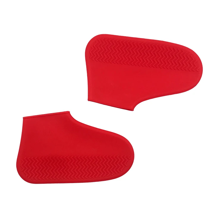 Factory Price Wholesale High Quality Reusable Outdoor Waterproof Silicon Rubber Rain Overshoes Silicone Shoe Cover With Logo