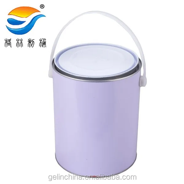 paint tin container,4L round cheap paint cans