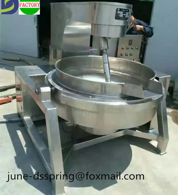 industry large electric caramel cooking mixer machine 50 liters 250l steam jacketed kettle 400l 500l 600l double jacketed kettle