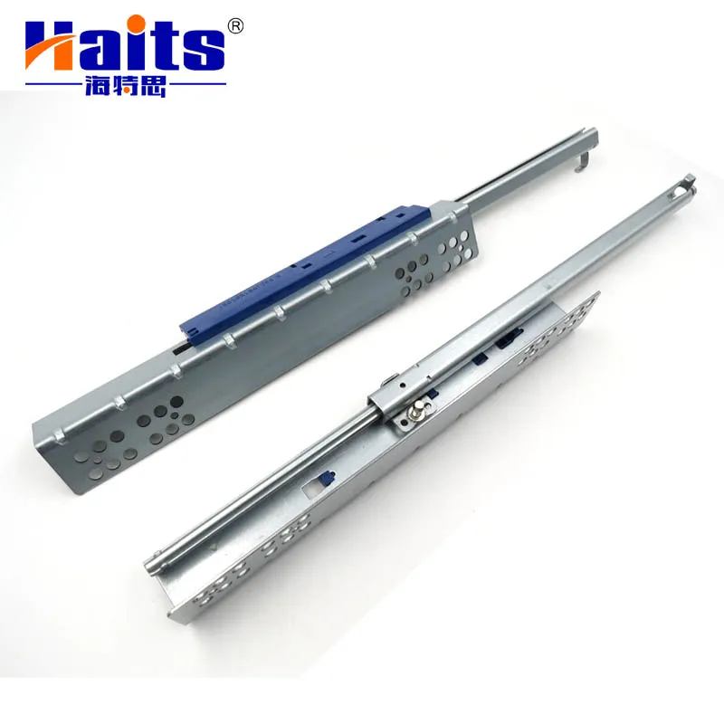 1500Mm Drawer Slide Ball Bearing For Slide Door Wardrobe Concealed Rail Drawer Runners With Wheel
