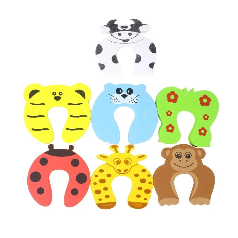 Unique Eva Foam Finger Guard Animal Door Stopper
