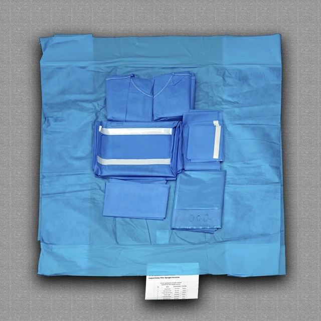 Disposable Sterile Surgical Kits  Fancy Drape Laparotomy Packs
