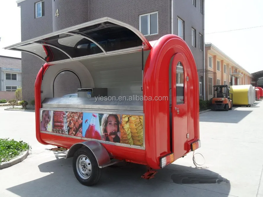 Хот-дог торговый тележки/мобильный мотоцикл Продовольственная корзина/Электрический мобильных продуктовые торговые тележки