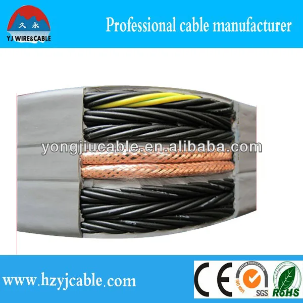 shanghai / ningbo export flat twin and earth cable flat twin with earth core cable