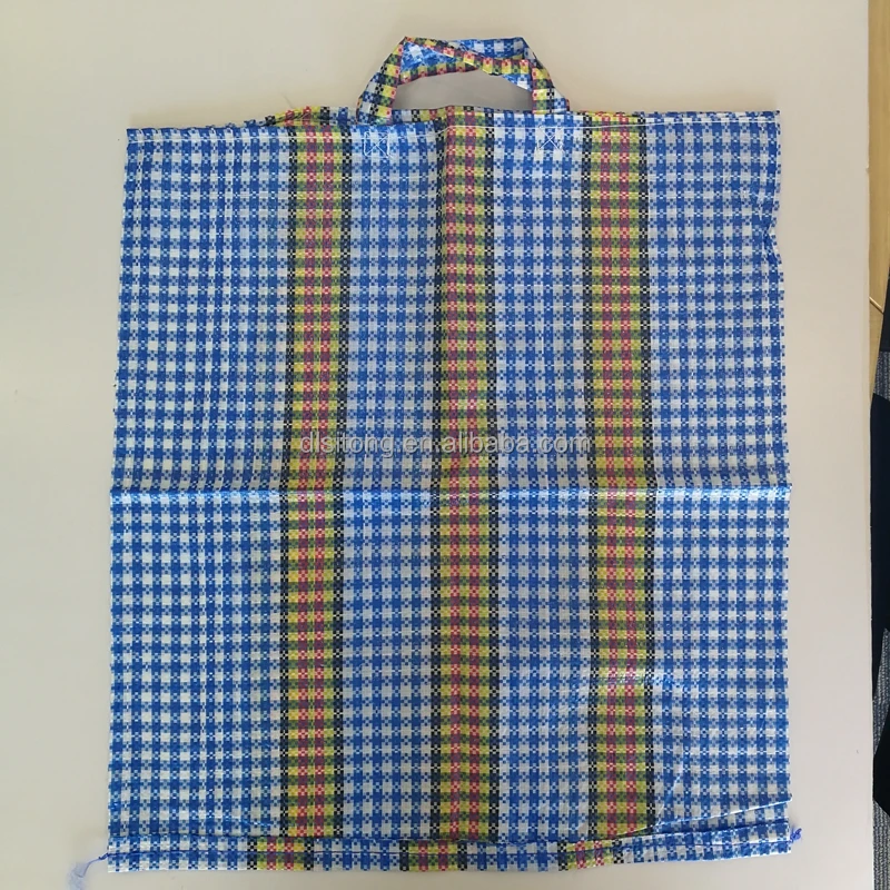 
PP woven handle bag for shopping to Africa 