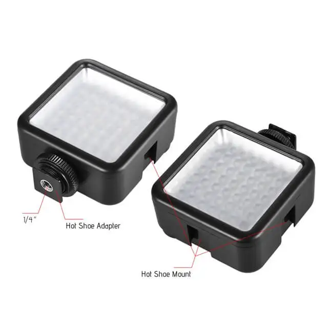 Hot Sale Mini W49 49pcs LED Video Light Camera Lamp Light Photo Lighting For Camera / Camcorder / Smartphone