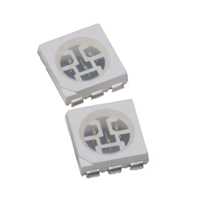 6 контактов SMD 5050 светодиод желтый светоизлучающий диод 6 ножек 5450 источник освещения светодиодные бусины 5054 PLCC6 поверхностное крепление электронные детали