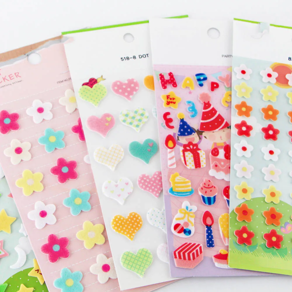 Funny Small Plush Popular Mobile Phone Led Flash Sticker