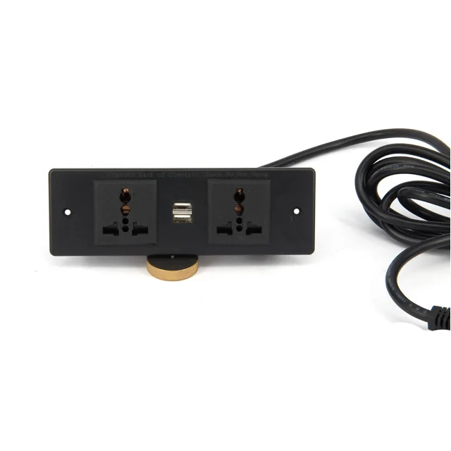 Universal durable safety fire resistance smart 3 usb charging port power strip