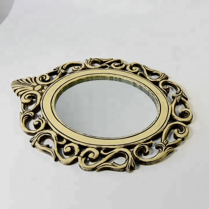 High quality competitive vintage wooden carved mirror