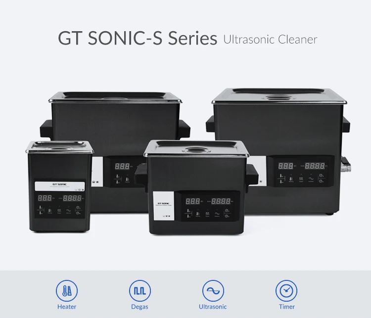 Gt Sonic-S6 Laboratory Equipments Ultrasonic Cleaning Machine 6L Denture Table Ultrasonic Cleaner For Denture Hospital