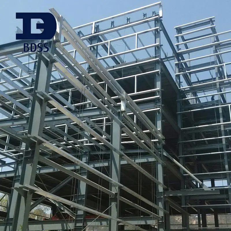 
Multi-story Prefab Steel Building with Construction Plan 