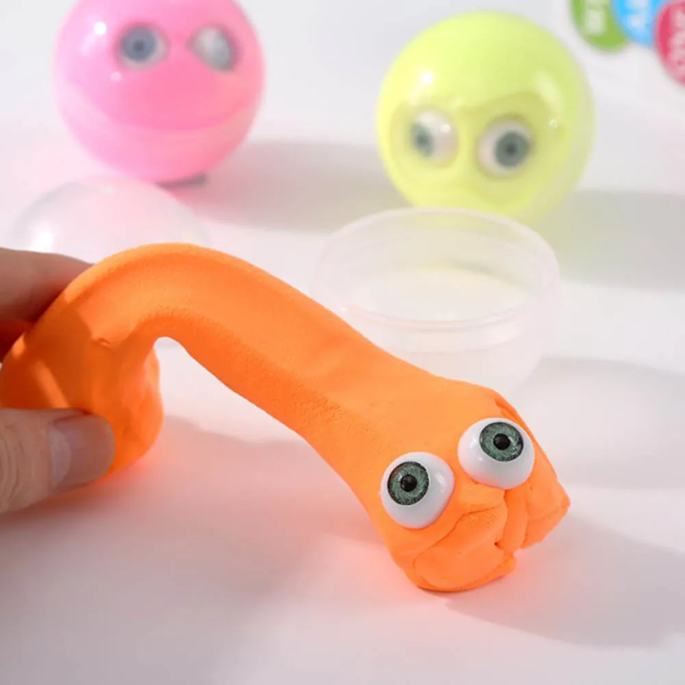 ZQX07 wholesales eye snowflakeother toys educational cotton mud slime clay