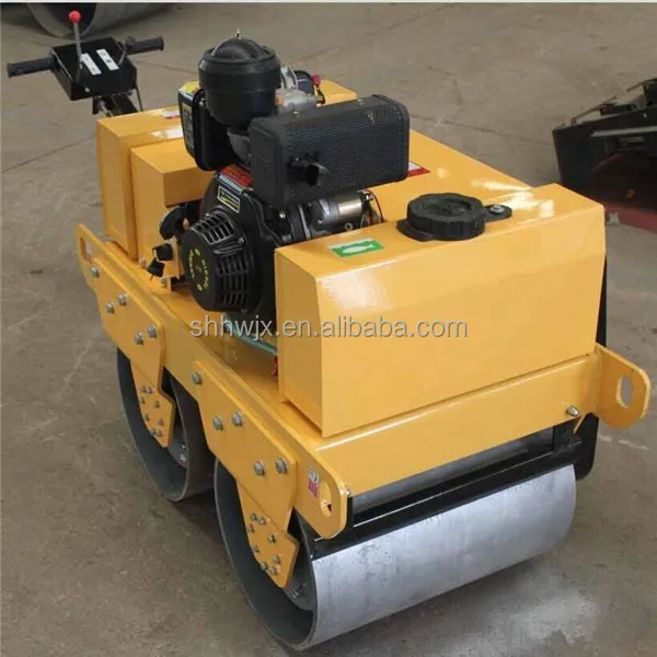 Price 2 ton road roller compactor double drum hand roller compactor
