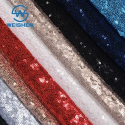 Sublimation Wholesale Custom-made Mermaid Embroidery 3mm Gold Sequin Fabric