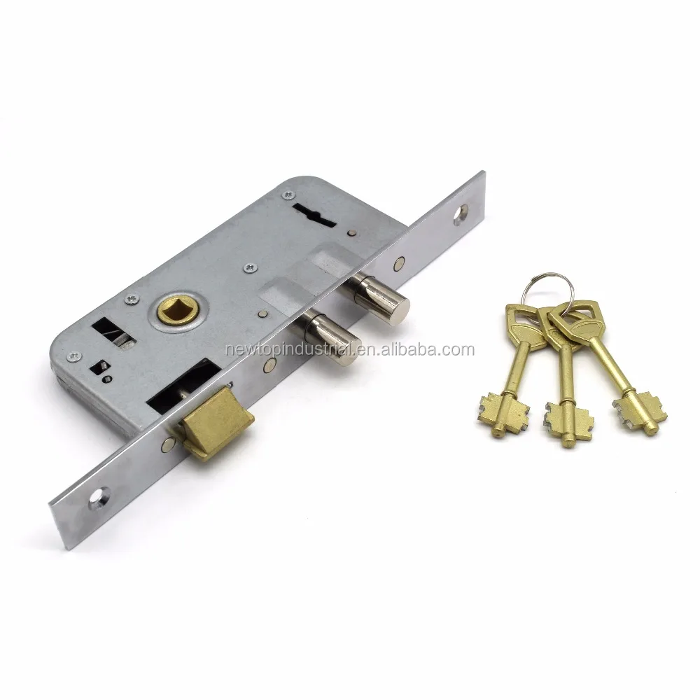 
72x40mm lever lock body with key lock for Argentina 