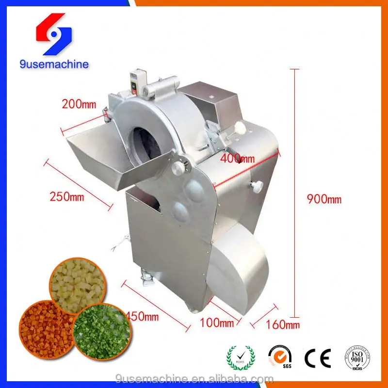 CE approved European market popular spiral cutting cube potato