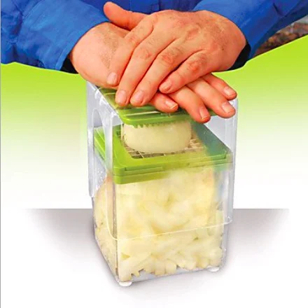 ABS and Stainless Still vegetable chopper magic chopper garlic chopper salad maker fruit slicer as seen on tv product