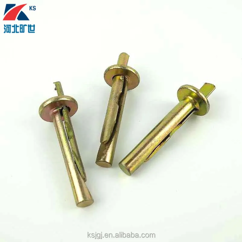 Yellow Zinc Plated Ceiling Anchor