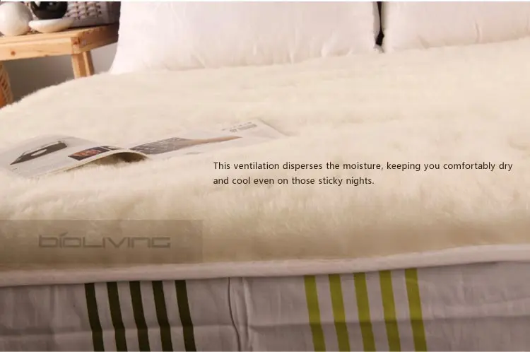 100% Wool Underlay magnetic bed mattress