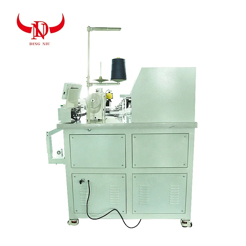 high speed industrial sewing machine to patch pocket on jeans knit fabric material automatically
