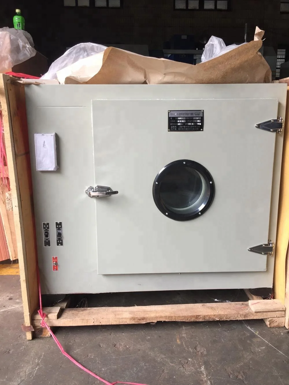 101-2 High Speed Small Size Desktop Electric Thermostatic Drying Oven Curing Dryer Machine For Printed Cloth Care Label