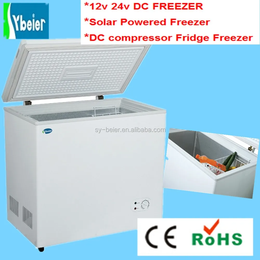 138L 12v 24v dc compressor freezer fridge