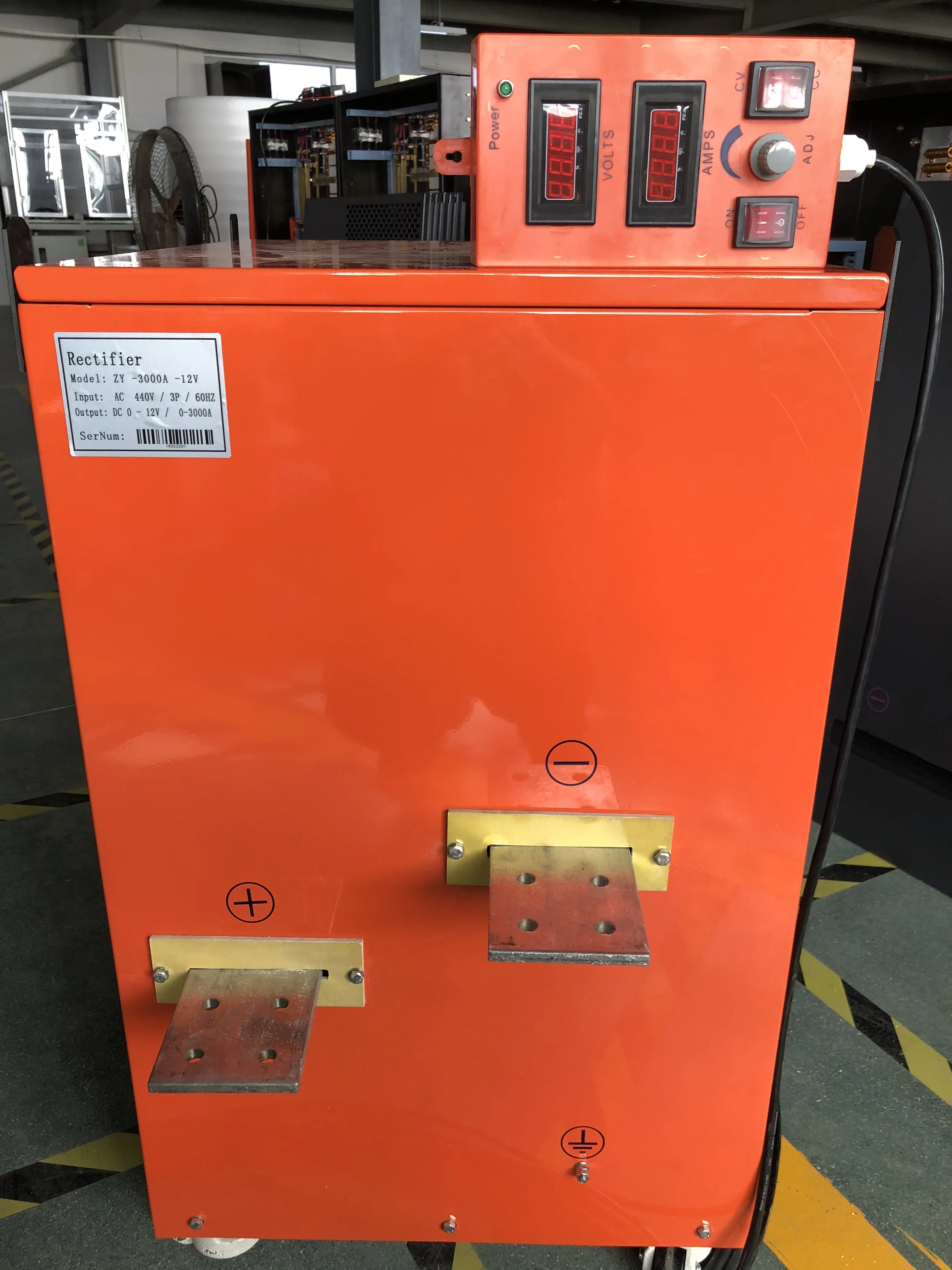 12V-4000A plating rectifier with reversing