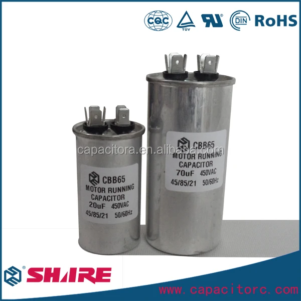 Конденсатор CBB65 40 мкф конденсатор SH Металла Может Анти взрыв