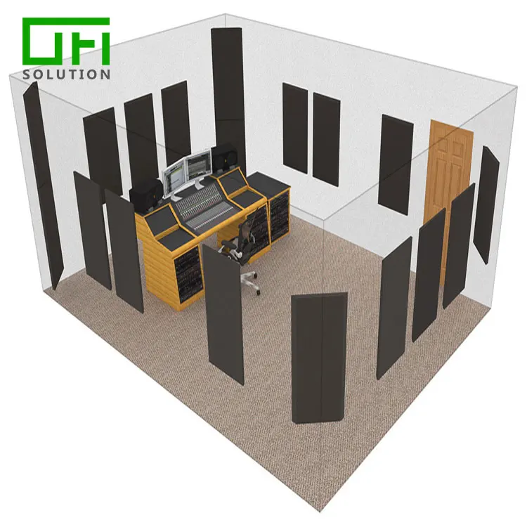 Sound Absorb Sponge Acoustic Panel Waterproof PU Acoustic Panel Soundproof Acoustic Foam Panels
