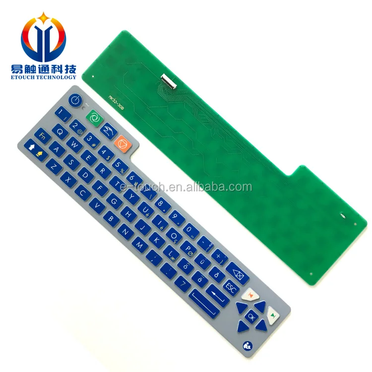 PCB Electronic silicone rubber keyboard membrane switch for medical equipment