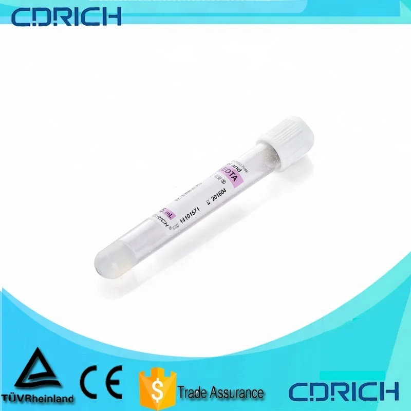 Medical K2 EDTA Vacuum Blood Collection Tube needle holder